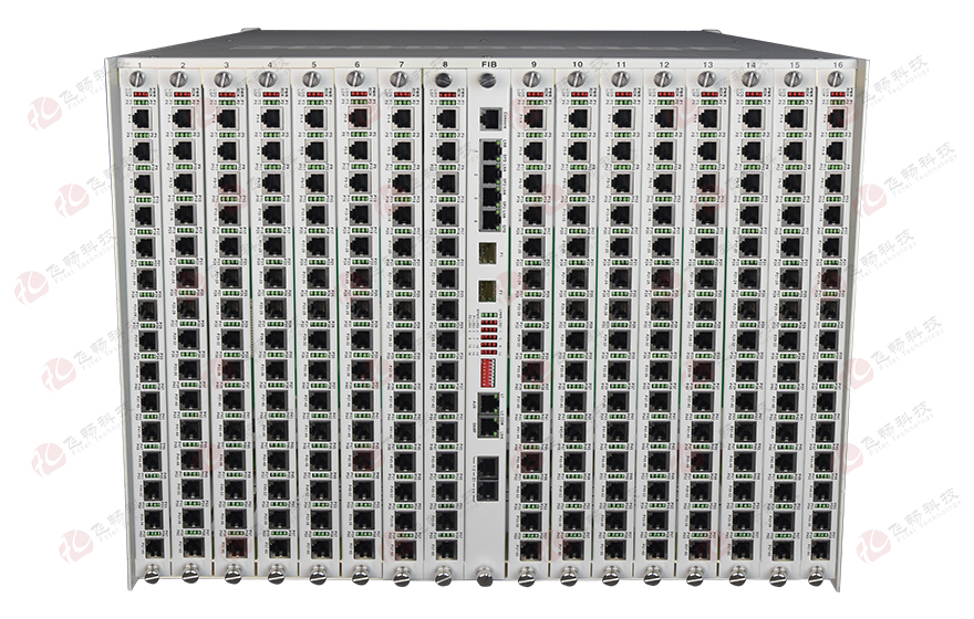 飛暢科技-960路電話光端機（8U 19英寸，SFP 1+1光備份）